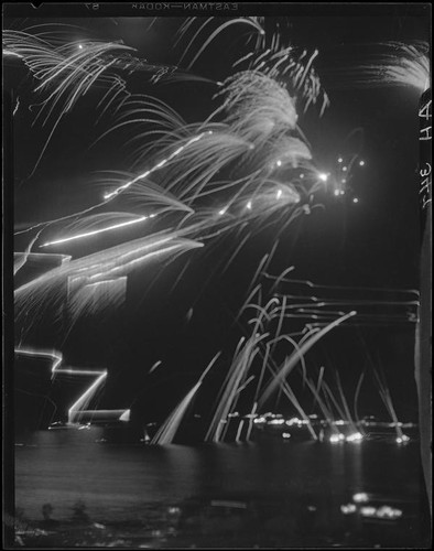 Fireworks, Lake Arrowhead, 1929