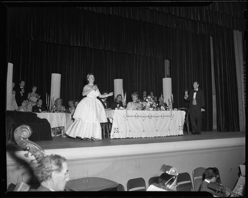 Production of the opera La Traviata, Hollywood or Pomona, 1949