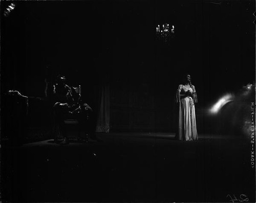 Performers in a Santa Monica Civic Opera production, Santa Monica, 1956