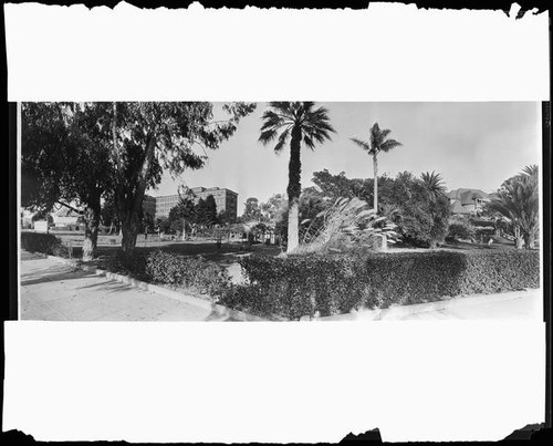 Exterior view of the Miramar Hotel, Santa Monica, [between 1920-1939?]