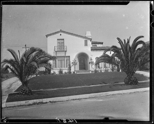 Spanish-style house on Georgina Avenue, Santa Monica, 1928