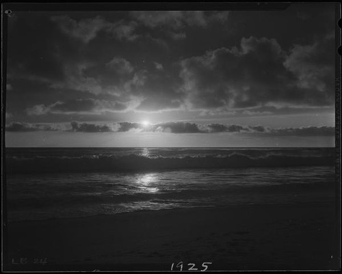 Sunset, Laguna Beach, [1925-1929?]