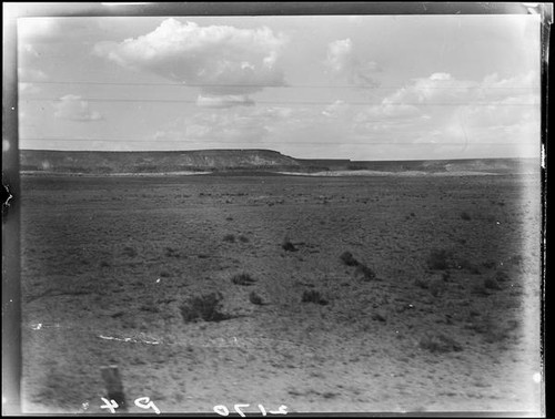 Prairie and clouds, Kansas, Colorado, or New Mexico, 1925