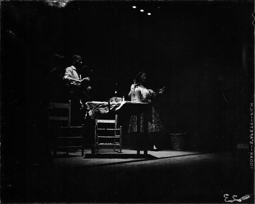 Performers in a Santa Monica Civic Opera production, Santa Monica, 1956