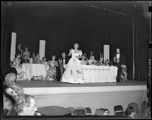 Production of the opera La Traviata, Hollywood or Pomona, 1949