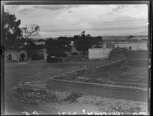 Small town, [San Ildefonso Pueblo, New Mexico?], 1925