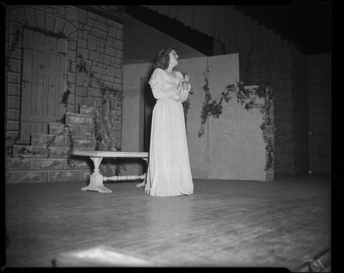 Performer in a Santa Monica Civic Opera production, Santa Monica, 1956