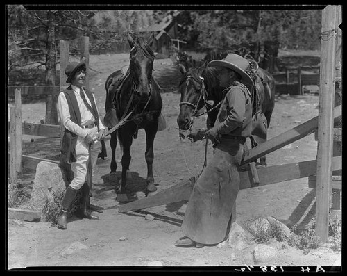 Horseback riders, Lake Arrowhead, 1929