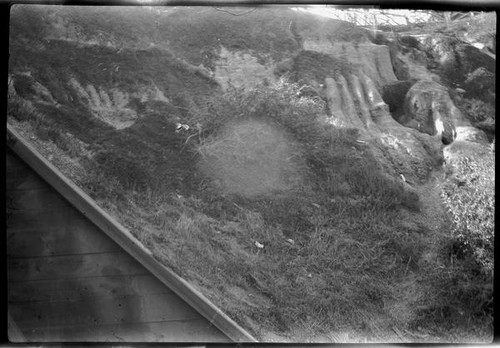 Palisades Park cliffs, Santa Monica, 1929