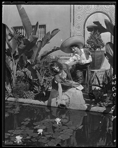 Women dancing, Harry Gorham residence, Santa Monica, 1928