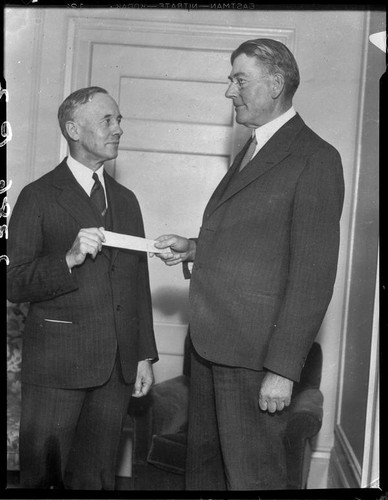 Golden Rule Foundation officials Charles Vickrey and Lincoln Wirt, [1932?]