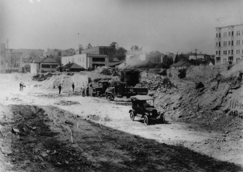 LAPL Central Library construction site, view 14