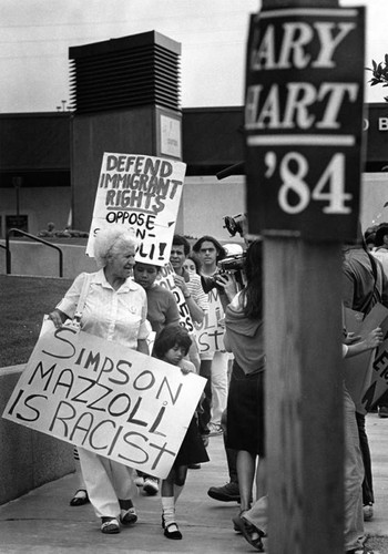 Demonstration for immigrant rights