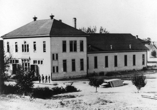 American Indian school and assembly hall