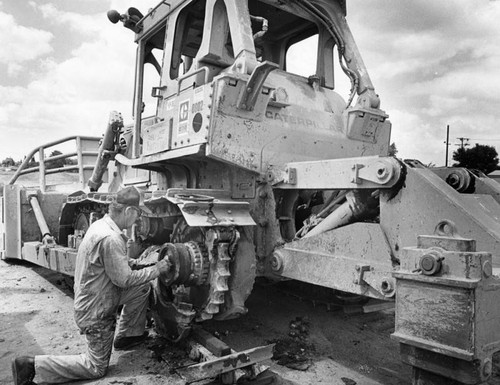 Bulldozer wrecks church