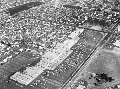 Orange County Plaza, Chapman Ave. and Brookhurst St., looking northeast