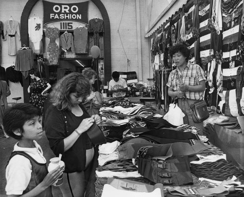 Shopping in the Garment District