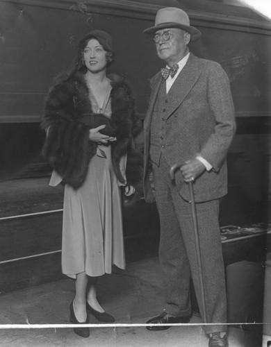 Marion Davies and Judge Bernard Douras