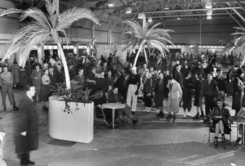 Concession area in ice skating rink