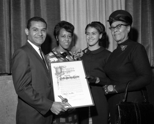 Los Angeles City Hall honors Dr. Ruth Durley Carter