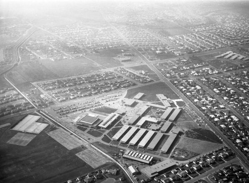 California High School, South Whittier, looking west