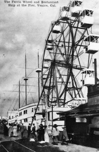 Ferris wheel and Ship Cafe