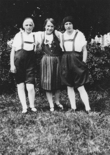 Young Swiss American women