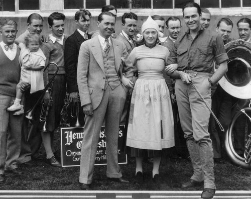 Henry Halstead, Marion Davies and William Haines