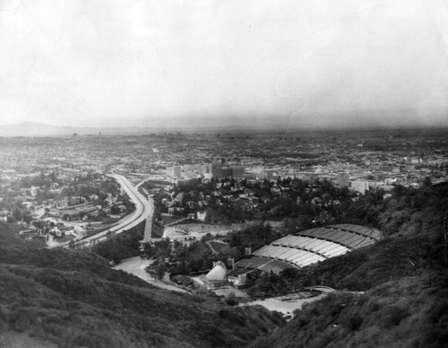 Hollywood Bowl aerial