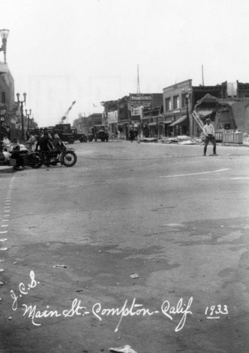 Compton, California, 1933 earthquake