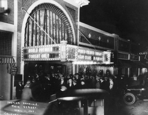 Anaheim theater premiere