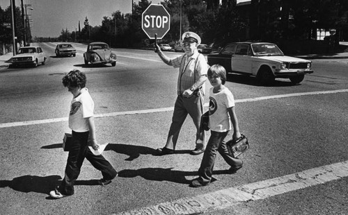 Site of crossing guard's death