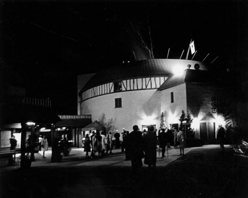 Night view, Old Globe Theatre