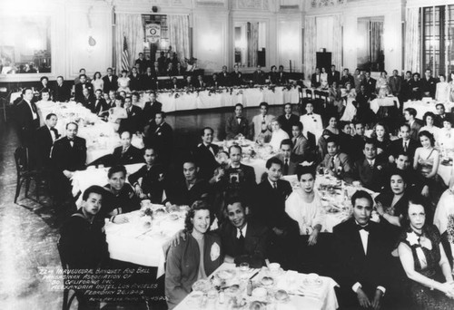 Inaugural banquet and ball, view 1