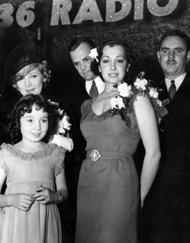 Mary Pickford with others