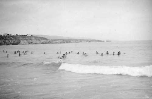 Playing in the ocean, Corona Del Mar