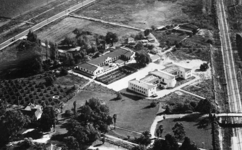 Dominguez property aerial view