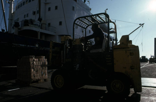 Forklift, Port of Los Angeles, San Pedro