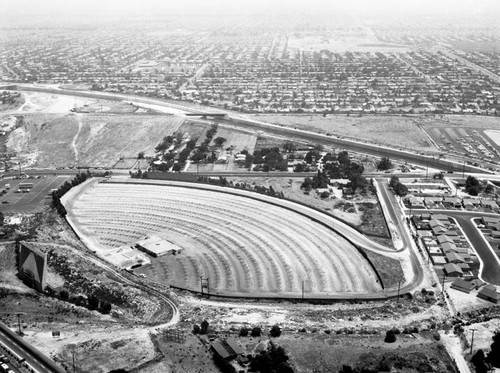 Edgewood Drive-In, Baldwin Park, looking southeast