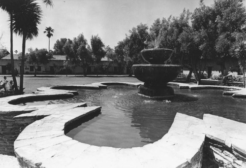 San Fernando Mission fountain