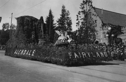 Glendale float, 1920