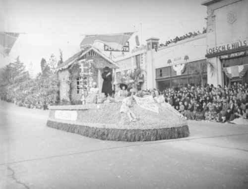 Arcadia float at the 1939 Rose Parade