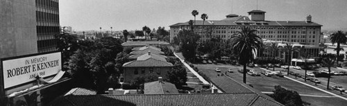 Ambassador Hotel and billboard