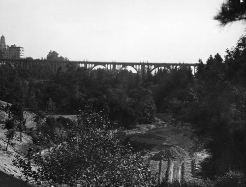 Colorado Street Bridge from Arroyo Seco