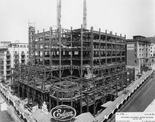 Southern California Edison Building, construction — Calisphere