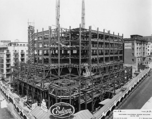 Southern California Edison Building, construction