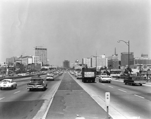 Harbor Freeway from 11th Street