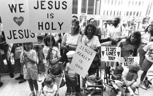 "Last Temptation of Christ" protest