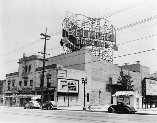 Exterior of the Belmont Theater