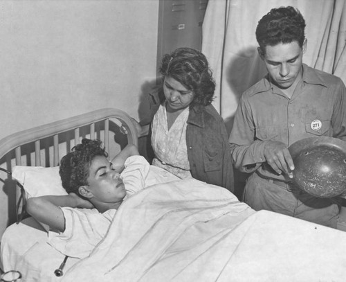 Vincent Duarte in hospital